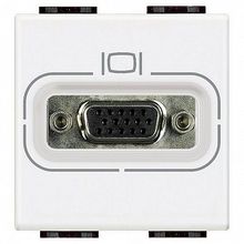 Розетка VGA LIVING LIGHT, белый |  код. N4282 |  Bticino