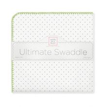 SwaddleDesigns Classic Polka Dots киви