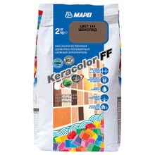 МАПЕЙ Кераколор ФФ затирка для швов №144 шоколад (2кг)   MAPEI Keracolor FF цементно-полимерный шовный заполнитель №144 шоколад (2кг)