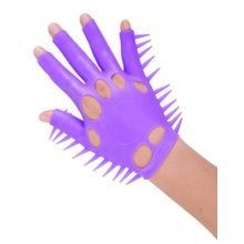 Фиолетовая перчатка для мастурбации Luv Glove Фиолетовый
