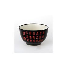 Чашка для чая Японские мотивы, объем 120 мл ( красная,  черная)