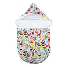 LovelyCare Конверт на выписку Любимый зоопарк лето + бант 100332