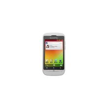 мобильный телефон Alcatel OT918D (Pure White) с 2 SIM-картами ( Android )