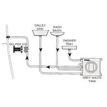Whale Сточный бак Whale GT0810B 12 24 В 8 л 350 x 260 x 180 мм