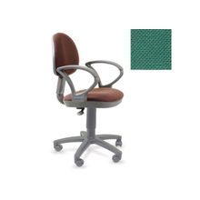 Бюрократ (BURO) Кресло офисное Ch-G318AXN зеленое 10-24 серый пластик