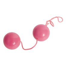 ToyFa Розовые вагинальные шарики BI-BALLS (розовый)