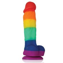 NS Novelties Радужный фаллоимитатор Colours Pride Edition 5  Dildo - 17,8 см.