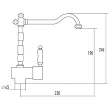 Kuppersberg Смеситель Kuppersberg Paris KG400 GREY METAL.   CH