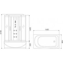 Душевая кабина Erlit Comfort ER4517TP-C3 (170х80х215)