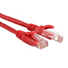 LAN-45-45-10-RD Патч-корд LANMASTER UTP кат.5Е, с заливными колпачками, 10 м, красный