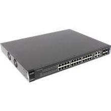 ZyXEL ES3500-24HP управляемый PoE-коммутатор, 24 порта, Fast Ethernet, 4 порта Gigabit Ethernet