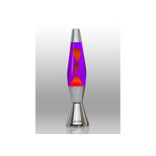 Лава лампа «астробэби» (хром) фиолетовый оранжевый