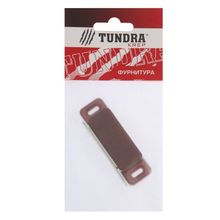 Магнит мебельный ТУНДРА M003BR, 72х13 мм, большой, цвет коричневый, 1 шт.