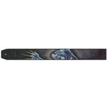 1G3-14 Ремень для гитары. Двухслойная кожа, 65мм, АМС