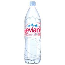 Безалкогольный напиток Эвиан, 1.000 л., 0.0%, негазированная, ПЭТ, 6