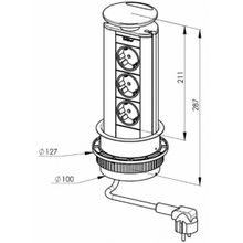 Розетка Schulte Evoline 931.00.001