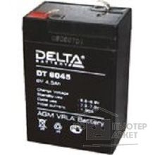 Delta DT 6045 4.5 А ч, 6В свинцово- кислотный аккумулятор