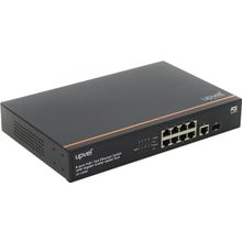 Коммутатор UPVEL    UP-219FEF    8-port Fast Ethernet PoE+ Switch (8UTP 10   100Mbps PoE+ 1UTP 10   100   1000Mbps   SFP)