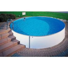 Каркасный сборный морозоустойчивый бассейн Summer Fun круглый-rund 5,0 х 1,2м Chemoform Германия (скиммер + форсунка) 4501010126KB