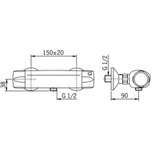 Oras Термостат Nova 7470X для душа