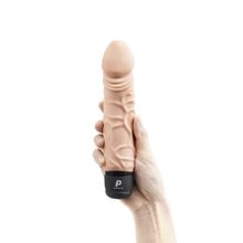 Телесный вибратор-реалистик 6.5  Girthy Realistic Vibrator - 19 см. (телесный)