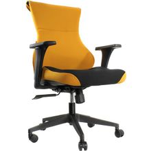 7016536   Офисное кресло Chairman  Game  10  ткань чёрная оранжевая