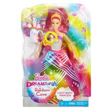 Barbie Радужная принцесса с волшебными волосами