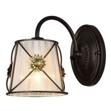 Бра декоративное FORTUNA коричневый белый золото E27 1*60W 220V арт.A5495AP-1BR