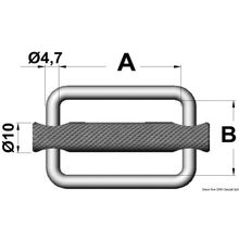 Osculati SS Buckle 25 mm, 06.709.25