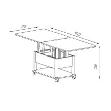 ПМ: Форвард-мебель Стол-трансформер Гросс
