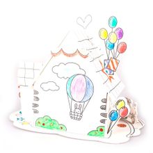 CubicFun Cubic Fun P693h Кубик фан Пазл-раскраска Игрушечный домик (5 фломастеров в комплекте) P693h