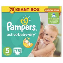 Pampers Active Baby-Dry 11-18 кг 5 78 шт