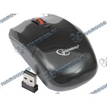 Оптическая мышь Gembird "MUSW-212", беспров., 3кн.+скр., черный (USB) (ret) [128625]