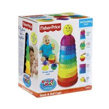 Fisher Price (MATTEL) Mattel Fisher-Price W4472 Фишер Прайс Развивающие стаканчики "Пирамидка" W4472