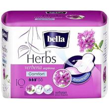 Bella Herbs Comfort Verbena 10 прокладок в пачке