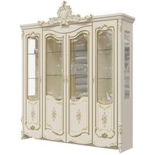 Мэри-Мебель Шкаф 4-х дверный Шейх ГШ-05 цвет слоновая кость ID - 292800