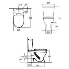 Унитаз-компакт Ideal Standard Oceane Junior W904401