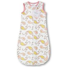 SwaddleDesigns zzZipMe Sack 3-6M Flannel Pink Paisley