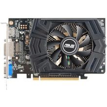 Видеокарта 2048МБ, ASUS GTX750-PHOC-2GD5, GTX750, DVI, HDMI, VGA, GDDR5, 128-бит, Retail