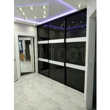 Шкаф-купе 4-дверный встроенный, стекло