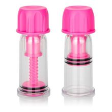 California Exotic Novelties Вакуумные массажёры для сосков Nipple Play Vacuum Twist Suckers (розовый)