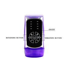 Baile Фиолетовый ротатор Passionate Baron - 21,5 см. (фиолетовый)