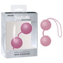 Нежно-розовые вагинальные шарики Joyballs с петелькой Розовый