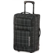 Мужская дорожная сумка на колёсах и с выдвижной ручкой Dakine OverheaD 42L Northwest из ткани чёрного цвета в клетку