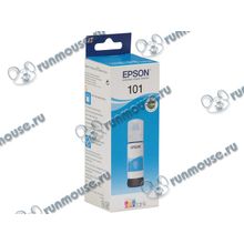 Контейнер с чернилами Epson "101" C13T03V24A (голубой) для L4150 4160 6160 6170 6190 (70мл) [141609]