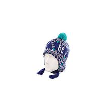 Шапка с помпоном мужская Rip Curl Corp Peruvian Beanie Mazarine Blue