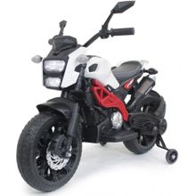 Детский электромотоцикл Harley Davidson - DLS01-WHITE-RED
