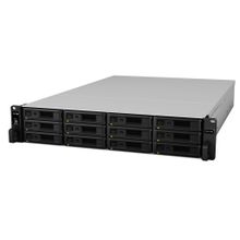 synology expansion unit (rack 2u) for rs18017xs+ up to 12hot plug hdds sata, sas, ssd(3,5 or 2,5) 2xps incl sas cbl (rx1217sas)