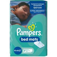 Pampers одноразовые впитывающие 7 шт