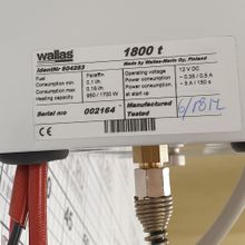 Wallas Керосиновый отопитель Wallas 1800 t 12 В 950 1700 Вт 0,1 - 0,18 л час